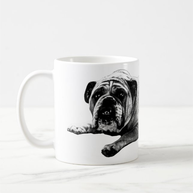 Warm Bulldog Morgon Kaffemugg (Vänster)