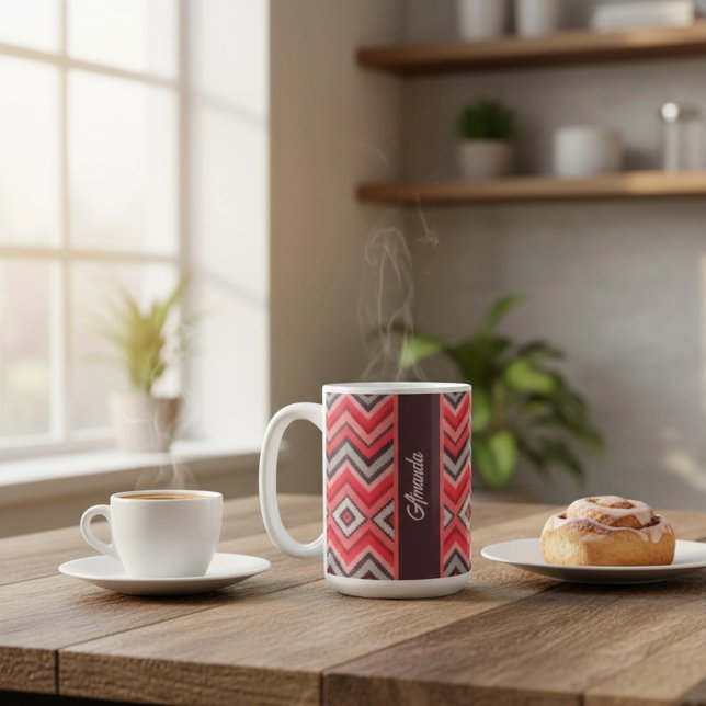 Warm Chevron Kaffemugg (Skapare uppladdad)