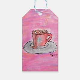 Warm CHOColate Önskemål - Kids Art för CHOC Presentetikett