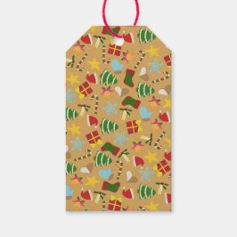 Warm & Cozy Traditional Gift Tags Presentetikett