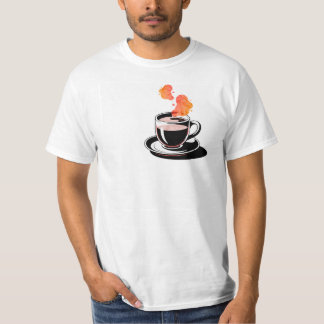 warm cup of coffee t shirt