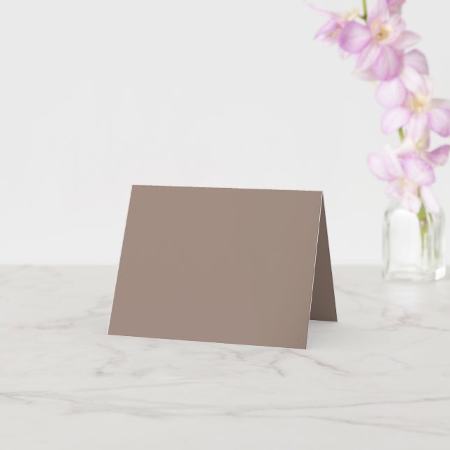 Warm Dusty Ro - Bröllop design Kort (Orkide)