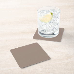 Warm Dusty Ro - Bröllop design Underlägg Papper Kvadrat