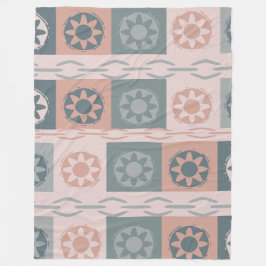 Warm Earth färg Fleecefilt