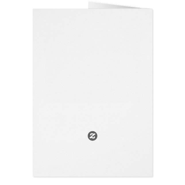 Warm Elegant Holiday Greeting Card – Artistic Bird Hälsningskort (Baksidan)