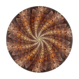 Warm Färg, Trippy Modern Fractal Art Mönster
