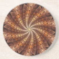 Warm Färg, Trippy Modern Fractal Art Mönster