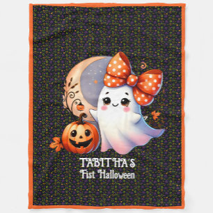 Warm First Halloween Lägg till Namn Baby Fleecefilt