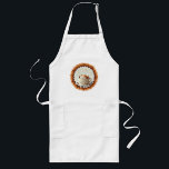 Warm Fuzzy Coffee Break - Kitten Långt Förkläde<br><div class="desc">Ein süßes Design für Kaffeeliebhaber und Katzenfans: Eine flauschige Katze entspannt in einer Kaffeetasse,  umgeben von herzförmigem Dampf. Perfekt für gemütliche Vibes!</div>