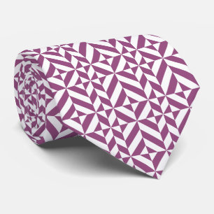 Warm Grape Geometric Deco Cube Mönster Slips