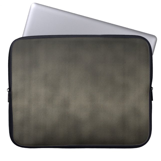 Warm Grått Goth Ombre Background Art Laptop Sleeve (Framsidan)