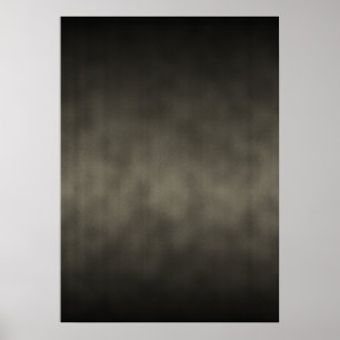 Warm Grått Goth Ombre Background Art Poster