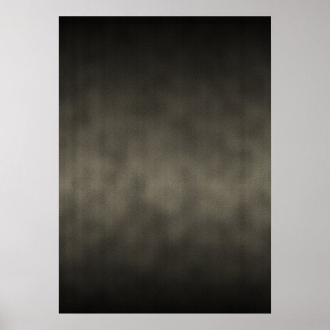 Warm Grått Goth Ombre Background Art Poster (Framsidan)
