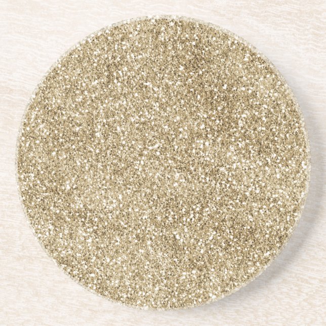 Warm Guld Glam Glitter Glitz Underlägg (Framsidan)