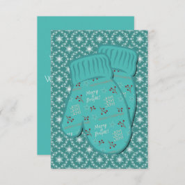 Warm Helgdag jul Mittens