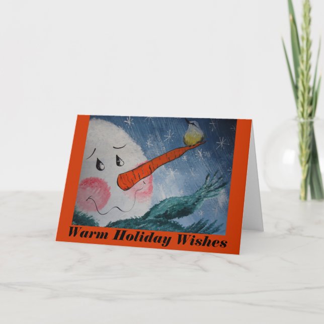 Warm Helgdag Önskemål Helgkort (Framsida)