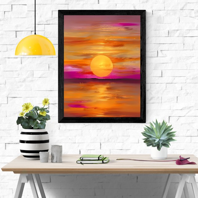 Warm Hues och Tranquil Vatten Poster (Skapare uppladdad)