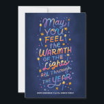 Warm Ljus Julkort<br><div class="desc">Handskrivet och illustrerat Hanukkah-kort med varmt önskemål.</div>