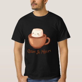 Warm & Melty – Festive Hot Chocolate Design T Shirt