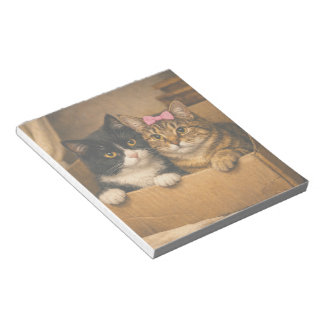 Warm Moments Cats in a Box Notepad Anteckningsblock