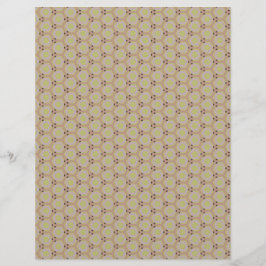 Warm Neutrals Honeycomb Hexagons Scrapbook Paper