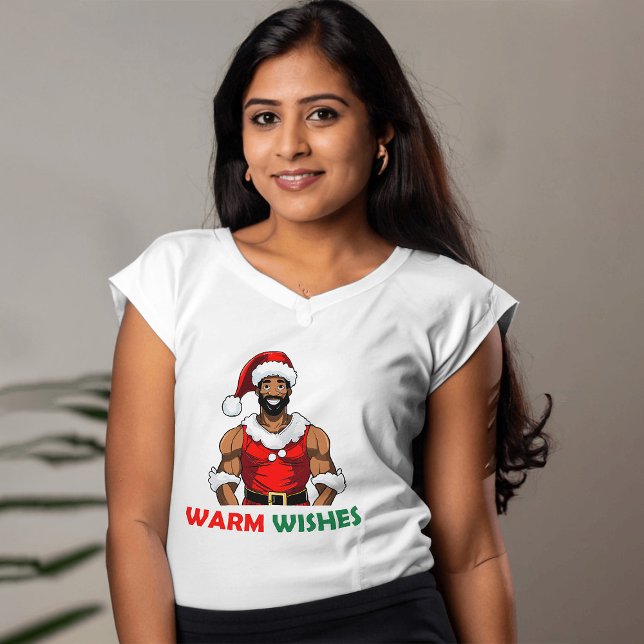 Warm Önskemål Afro Man T Shirt (Skapare uppladdad)