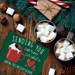 Warm Önskemål Mugg Hett Kakaojul Helgkort