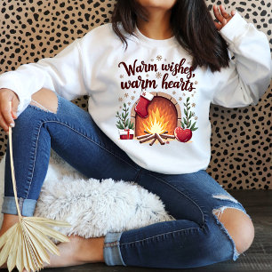 Warm Önskemål Warm Hearts julvy T Shirt