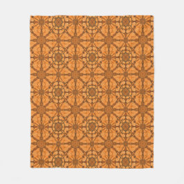 Warm Ornamental Lattice Tile  Fleecefilt