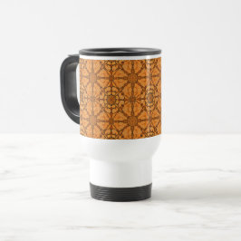 Warm Ornamental Lattice Tile  Resemugg