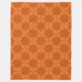 Warm Ornamental Tile Fleecefilt