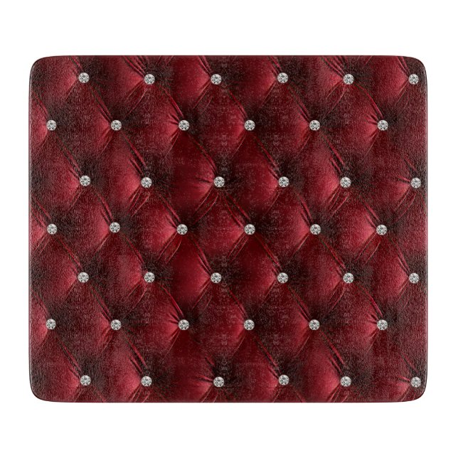 Warm Red Chic Faux Velvet (Framsidan)