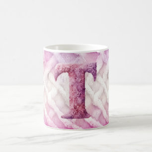Warm Rosa White Lila Brev T Kaffemugg