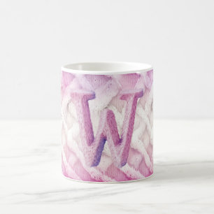 Warm Rosa White Lila Brev W Kaffemugg