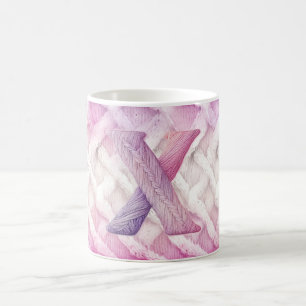 Warm Rosa White Lila Brev X Kaffemugg