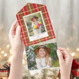 Warm Rustic Red & Guld Play Photo