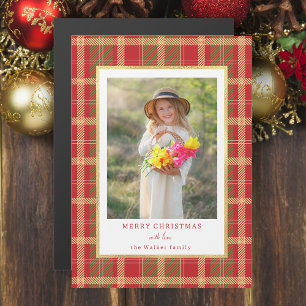 Warm Rustic Red & Guld Play Photo