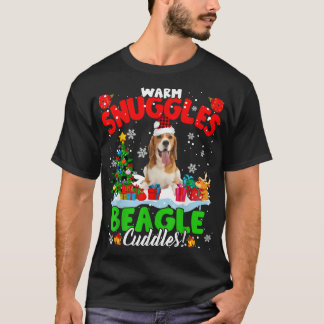 Warm Snuggles Beagle Cuddles Julafton Träd Play Sa T Shirt