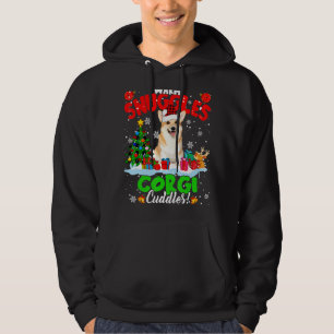 Warm Snuggles Corgi Cuddles Julafton Träd Play San Hoodie