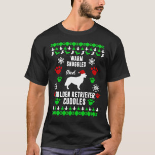 Warm Snuggles Golden Retriever Cuddles Jul L T Shirt