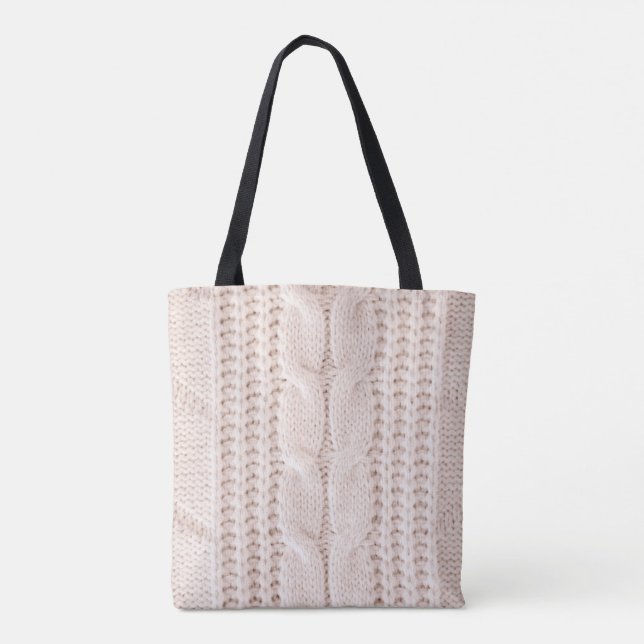 Warm Sticka Tote Bag Tygkasse (Baksida)