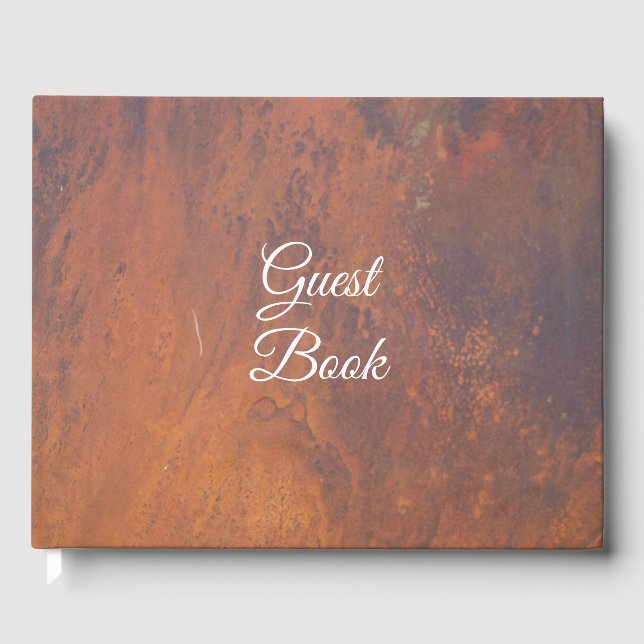 Warm Struktur Gästböcker (Framsida)