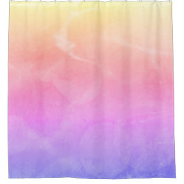"Warm Sunrise" Abstrakt Shower Curtain