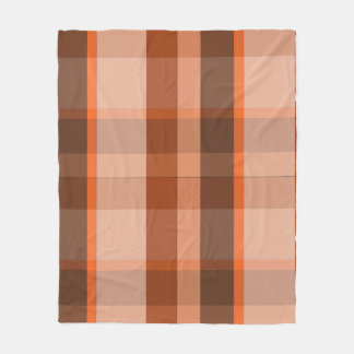 Warm Terracotta & Mocha Play Fleece Blanket