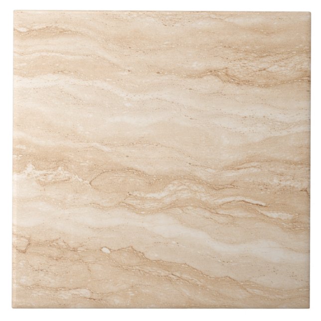 Warm Travertine Stone – Premium Ceramic Tile Kakelplatta (Framsidan)