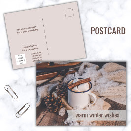 Warm Winter Önskemål Business Glad helg Vykort