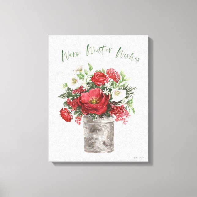 Warm Winter Önskemål Canvastryck (Framsida)