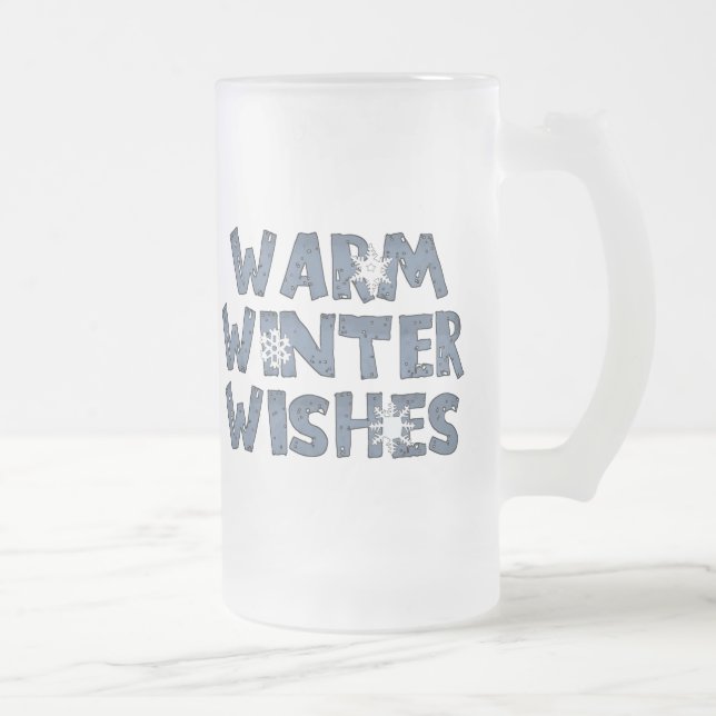 Warm Winter Önskemål Frosted Mugg (Höger)