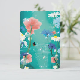 Warm Wishes Countryside Postcard Tack Kort