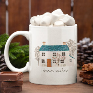 Warm Wishes Cozy Holiday Home Christmas Kaffemugg